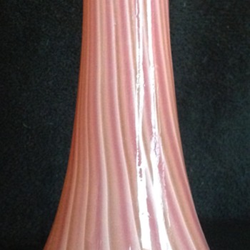 Striped bud vase - Art Glass