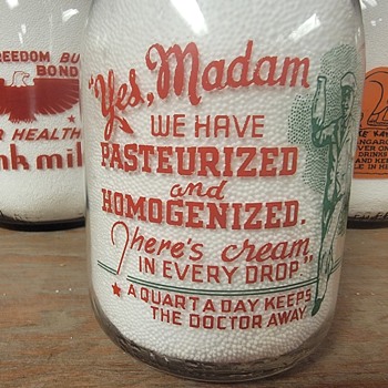 ROSEDALE DAIRY...LARAMIE WYOMING MILK BOTTLE  - Bottles