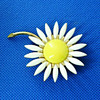 Crown Trifari Flower Brooch