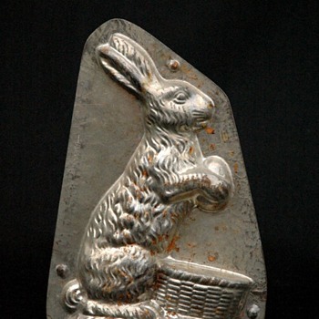 grand moule de confiseur - chocolatier, lapin de pâques. Début XXè - Kitchen