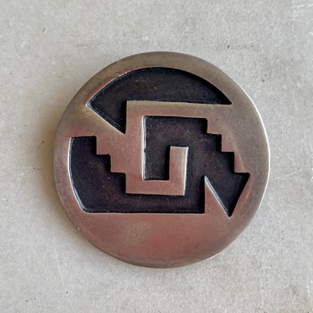 1940's-50's Mexico sterling brooch - Fine Jewelry