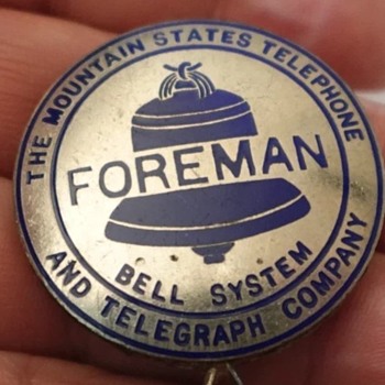 Mountain States Telephone & Telegraph ID Badge - Telephones