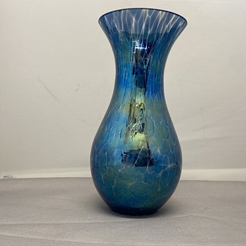 Vintage iridescent vase