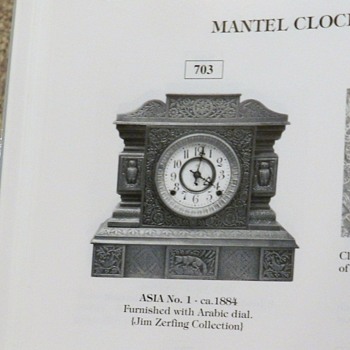 1884 Kroeber Clock Co. "Asia" Model "1a" - Clocks