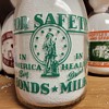 CLOVER FARM DAIRY...READING PENNSYLVANIA  WAR SLOGAN MILK BOTTLE 