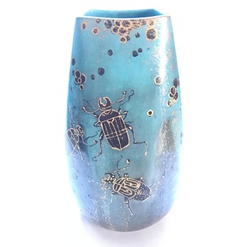 clement massier & lucien lévy-dhurmer vase - Art Nouveau