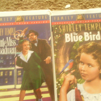 Two more Shirley Temple movies called Little Miss Broadway and Blue Bird - Electronics