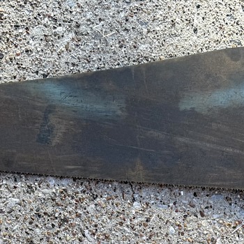 Post-1955 Disston D-8 Medium Weight Skew-Back 5½-Point Rip Saw - Tools and Hardware