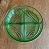 Depression Glass Divided Relish Dish