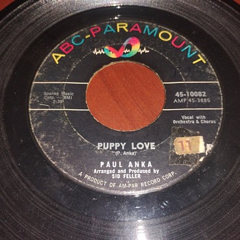 "AND THEY CALLED IT PUPPY LOVE....."-PAUL ANKA - Records