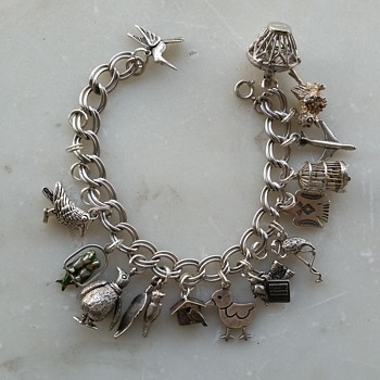 Bird charm bracelet - Fine Jewelry