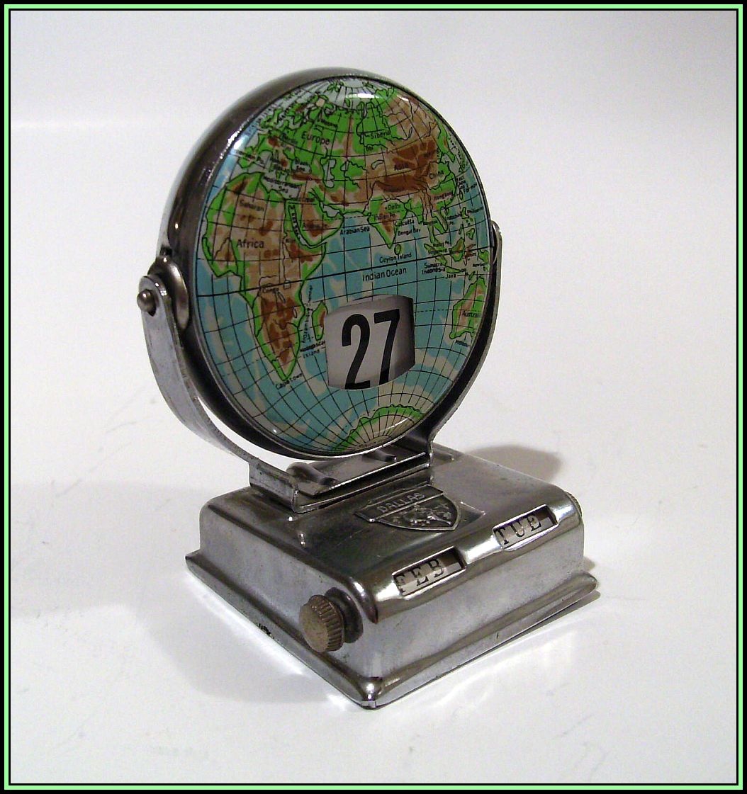 Vintage Perpetual Flip Calendar Metal Map Collectors Weekly Vintage Perpetual Flip Calendar Metal Map Collectors Weekly