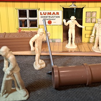 Marx Construction Camp Playset part 2 - Toys