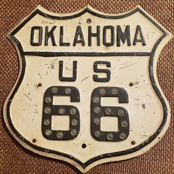 Road signs lead to a great collectible - Advertising