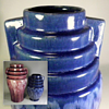 BRUSH McCOY MODERNE KOLORCRAFT VASES 1929