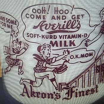 AVERILL DAIRY...AKRON OHIO MILK BOTTLE - Bottles
