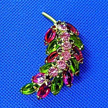 Juliana Shades Of Spring Brooch - Costume Jewelry