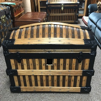 1880's oak slat Martin Maier progress. - Furniture