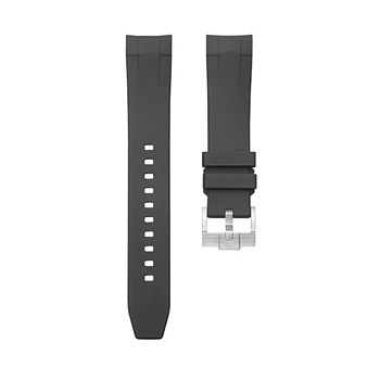 Rubber strap for the Longines Conquest II 39mm (ceramic bezel).