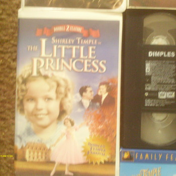 two Shirley Temple movies called Little Princess & Dimples - Electronics