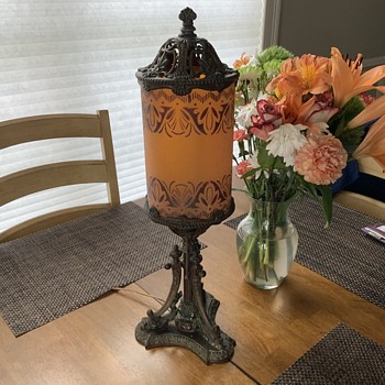Pull chain old table lamp - Lamps