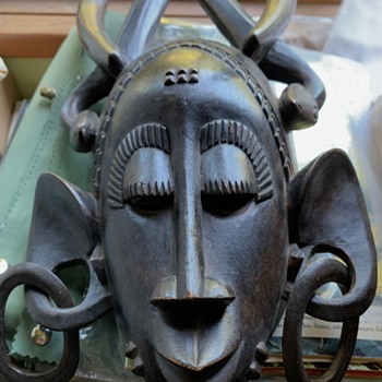 Carved African Tribal Mask Identification - Fine Art
