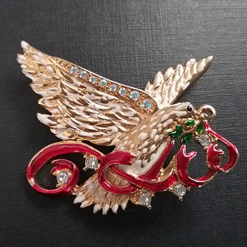 Christopher Radko eagle brooch  - Animals