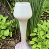 Kralik Art Nouveau Lavender decor spatter satin glass vase