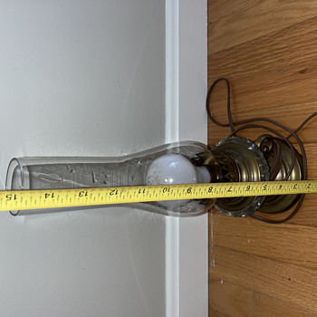 Antique or vintage Lightolier  lamp -- Seeking information on style and age on this attic find (mystery unsolved) - Lamps