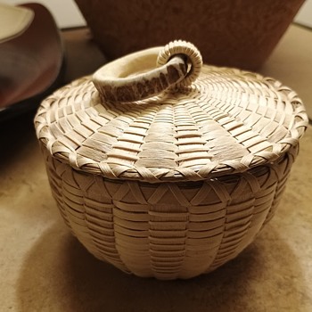 Eric "Otter" Bacon Passamaquoddy Basket, 2007 - Native American