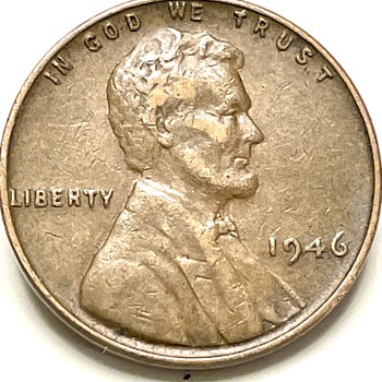 1946 “Shell-Case” Wheat Cent - Military and Wartime
