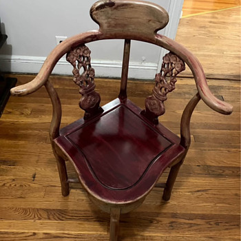 Chinese rosewood corner chair - Furniture