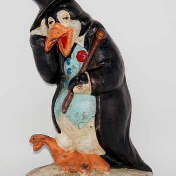 Rare 1932 Lakeside Art Products Lively Penguin Doorstop - Tools and Hardware
