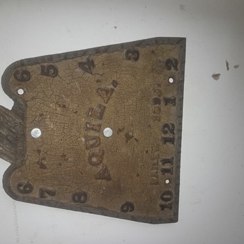 Unknown  Building Plaque or Fire Mark ? Help on ID - Firefighting