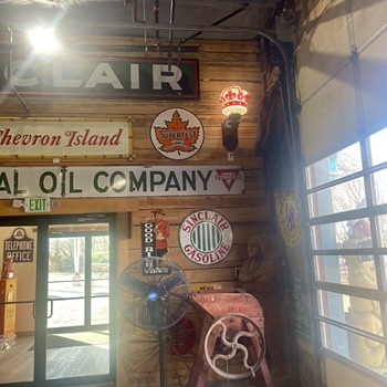 Standard Oil Crown Globes - Office