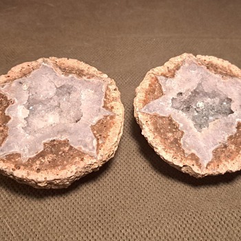 Matching Geode Halves - Gemstones