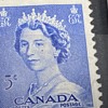 Vintage Canadian stamp 
