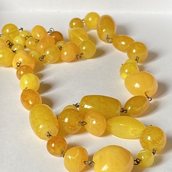 Art Deco amber necklace - Fine Jewelry