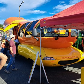 Wienermobile at the Long Beach Antique Market - Classic Cars