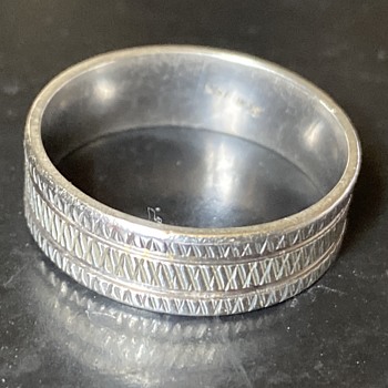 Vintage silver mens ring  - Fine Jewelry