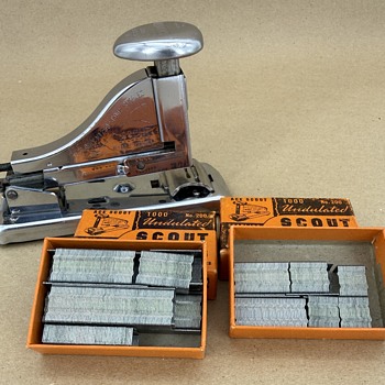 1938-39 Ace Fastener Co. No. 202 Scout Stapling Machine - Office