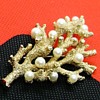 Crown Trifari Coral Reef Brooch