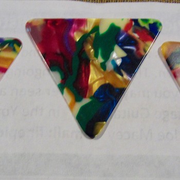 1960s to 1970s JAPAN made Mosaic guitar picks - Guitars