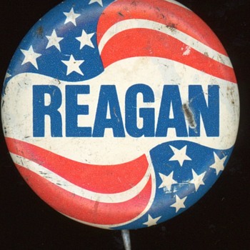 Ronald Reagan Stars and Stripes Pin - Medals Pins and Badges