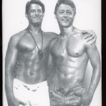 The Truth is OUT! Bill Clinton and Al Gore 1992 Pin - Medals Pins and Badges