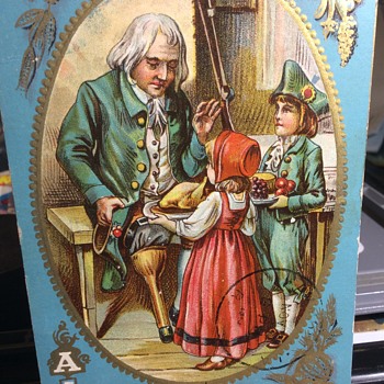  Thanksgiving 1910 with  Pete , can you understand what you wrote 