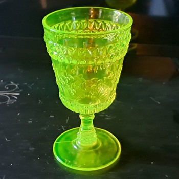 L.G. Wright Coy of Adams Wildflower Pattern - Glassware