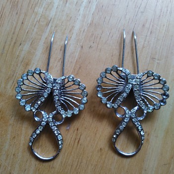 Sterling dress clips - Fine Jewelry