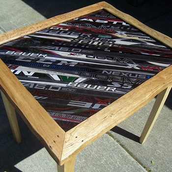 Hockey stick display table - Furniture