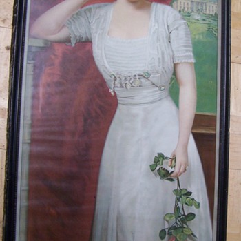 Maxine Elliott Brown Shoe Co. Advertising 1910 litho - Advertising